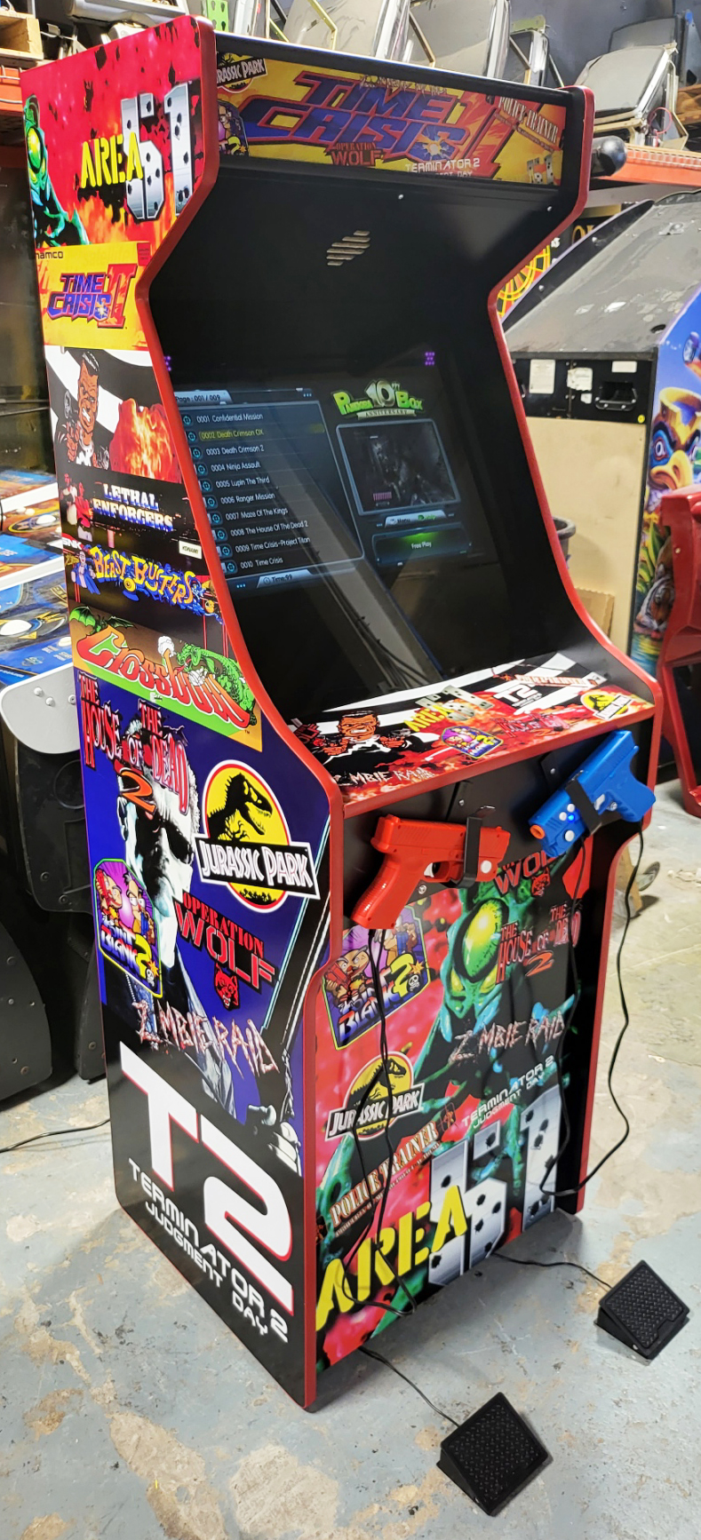 Multi Shooter 83 in 1 Full Size Cabinet (Jamma Wired
